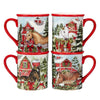 Holiday Haven Mugs - Set of 4