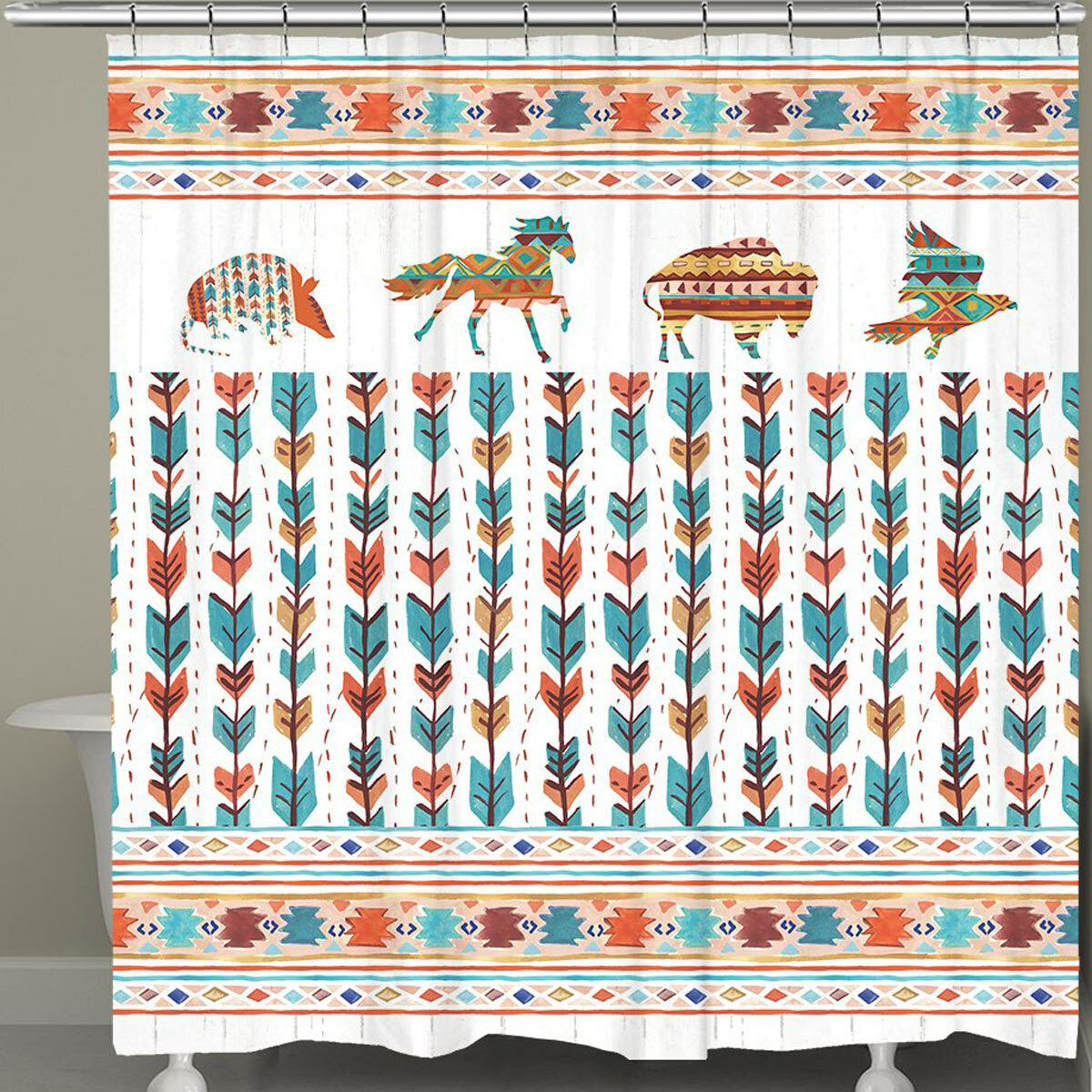 Southwest Arrows Shower Curtain