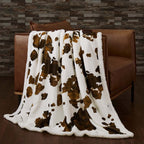 Elsa Chocolate & White Throw