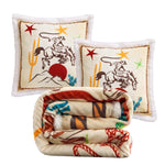 Western Adventure Throw & Desert Rider Pillows Set (3pc)
