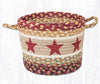 Maroon Texas Beacon Utility Basket - Small