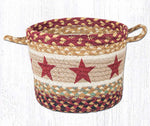 Maroon Texas Beacon Utility Basket - Small