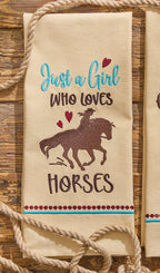 Cowgirl Love Dishtowel