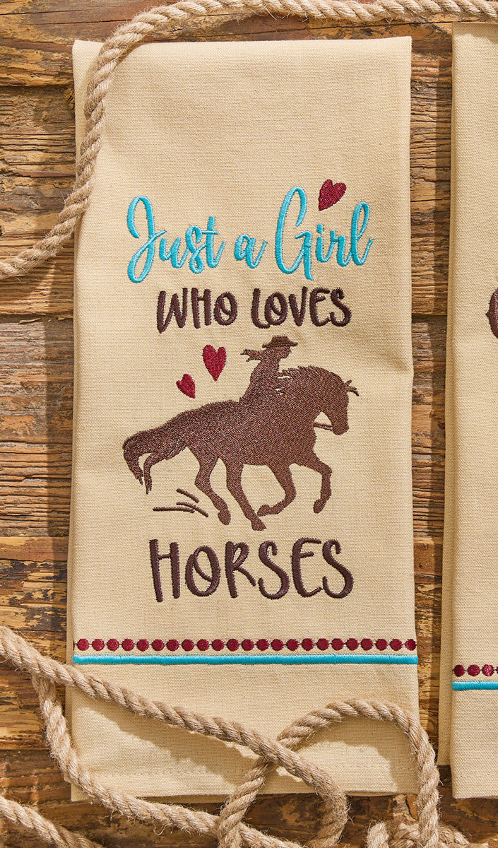 Cowgirl Love Dishtowel