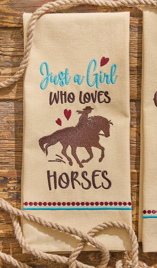 Cowgirl Love Dishtowel - SALE