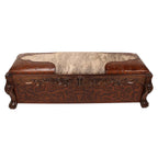 San Juan Jumbo Trunk Bench - Antique Brown