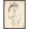 Cowgirl Rancher Sketch II Wall Art