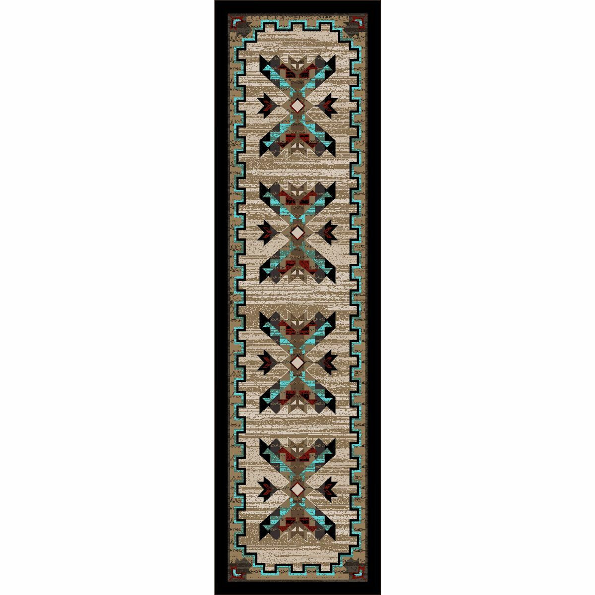 Mojave Arrows Rug - 2 x 8