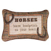 Hearts & Horseshoes Tapestry Pillow