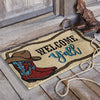 Western Welcome Doormat