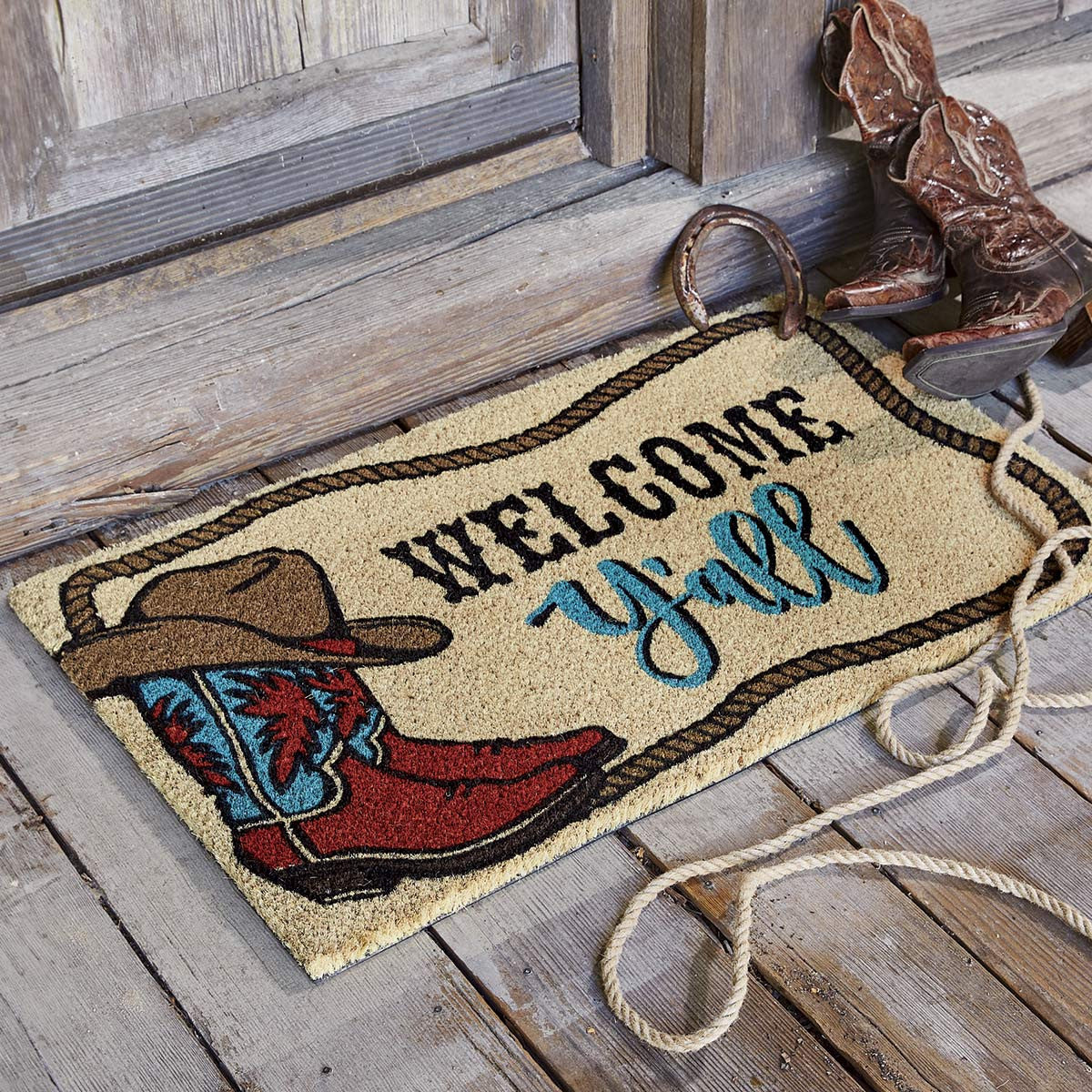 Western Welcome Doormat
