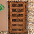 Texas Star Cowhide 6-Drawer Chest