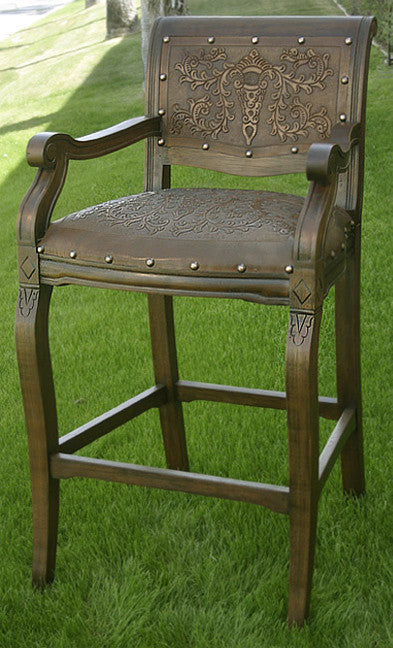 Imperial Counter Stool with Arms - Set of 3