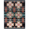 Grand River Black Rug - 5 x 8