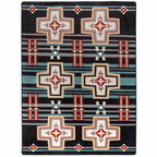 Grand River Black Rug - 5 x 8