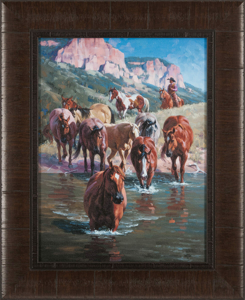 The Crossing Framed Print