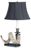 Left Facing Ram Horn Lamp
