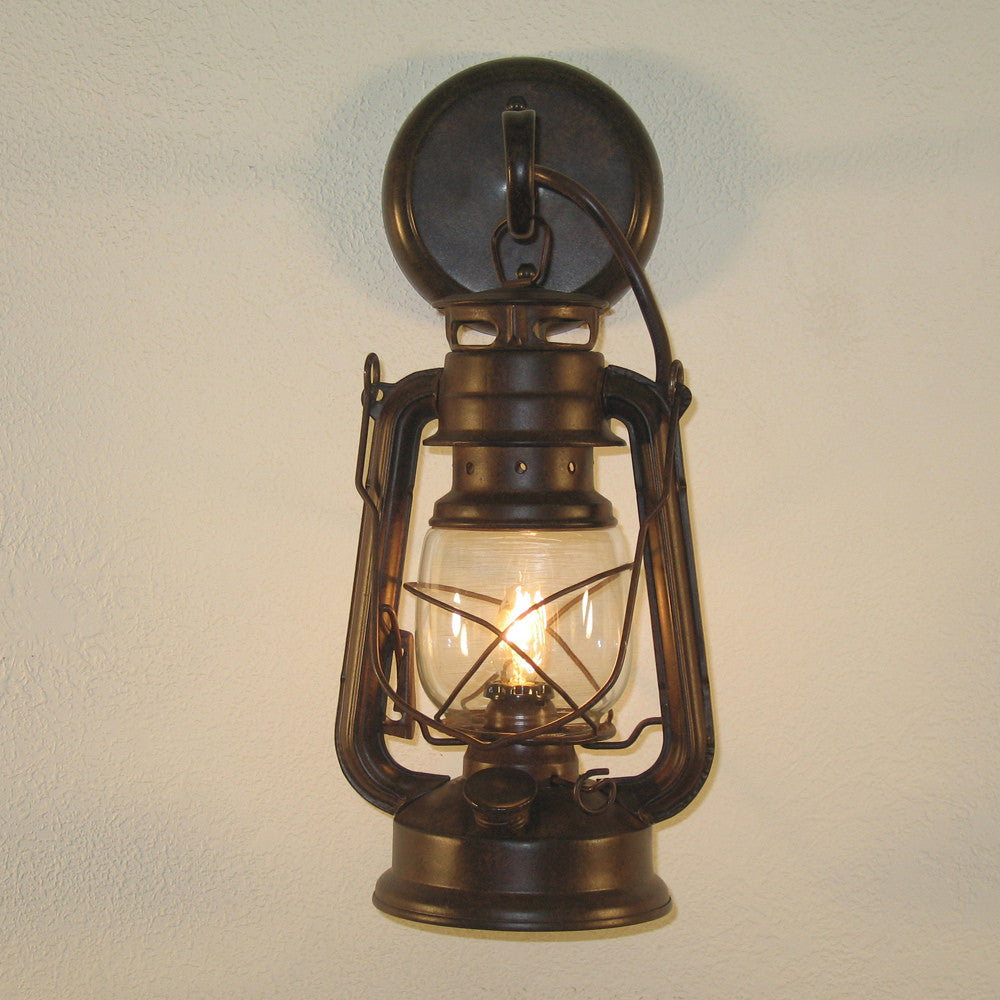 Small Rustic Lantern Wall Sconce | Lone Star Western Decor