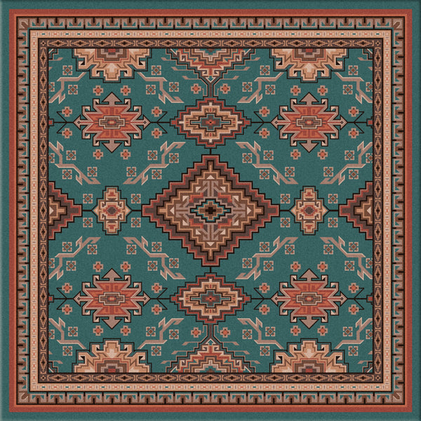 Rhinestone River Rug - 8 Ft. Square