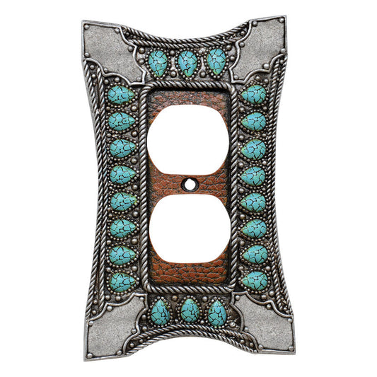 Tribal Turquoise Outlet Cover - SALE