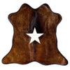 Lonestar Mini Black & Brown Cowhide Rug