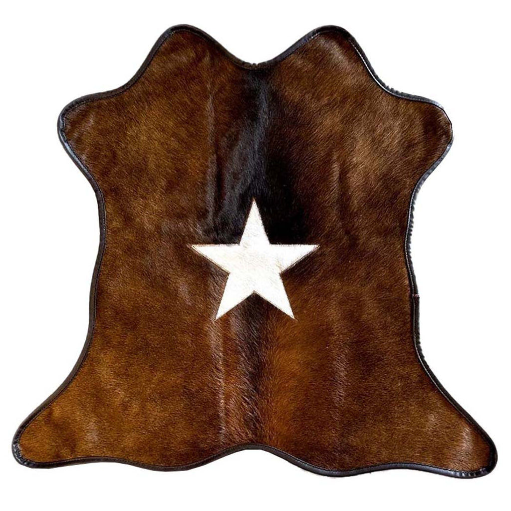 Lonestar Mini Black & Brown Cowhide Rug