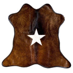 Lonestar Mini Black & Brown Cowhide Rug