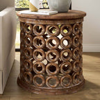 Sunset Stack Natural Side Table - OUT OF STOCK UNTIL 08/19/2026
