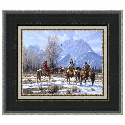 Eagle Prayer Framed Canvas