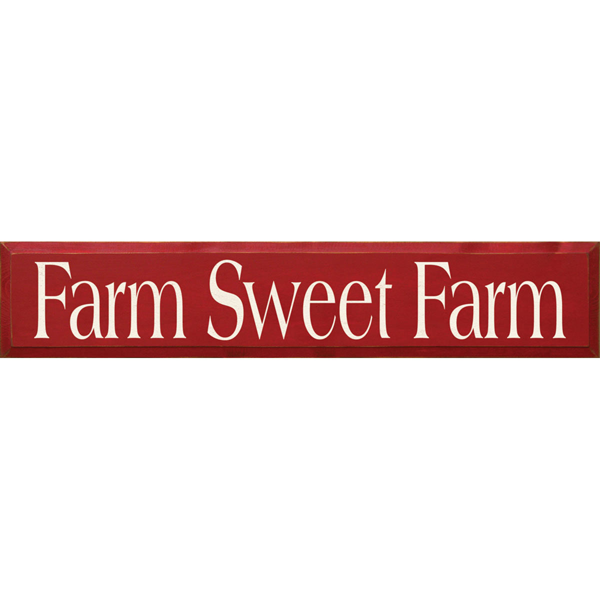 Red Sweet Farm Wood Sign
