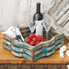 Canyon Creek Wood Tray - Turquoise