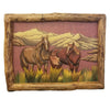 Mountain Summer Horses Wall Art - Large