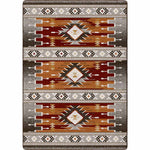 Sunset Path Rust Rug - 5 x 8