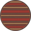 Santa Fe Stripe Rug - 8 Ft. Round