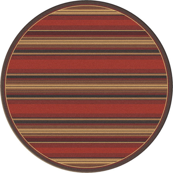 Santa Fe Stripe Rug - 8 Ft. Round