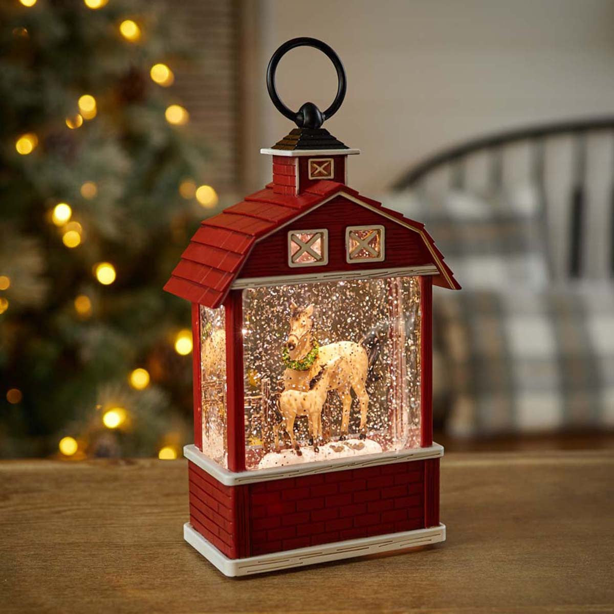 Barnyard Blizzard Snow Globe with Timer - OUT OF STOCK UNTIL 07/13/2026
