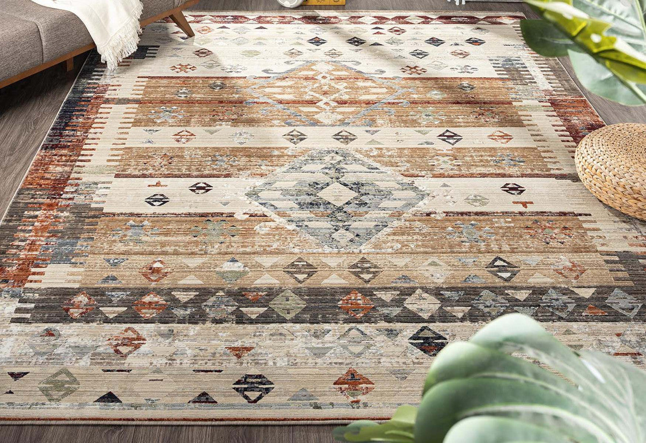Earthy Charm Rug - 7 x 10