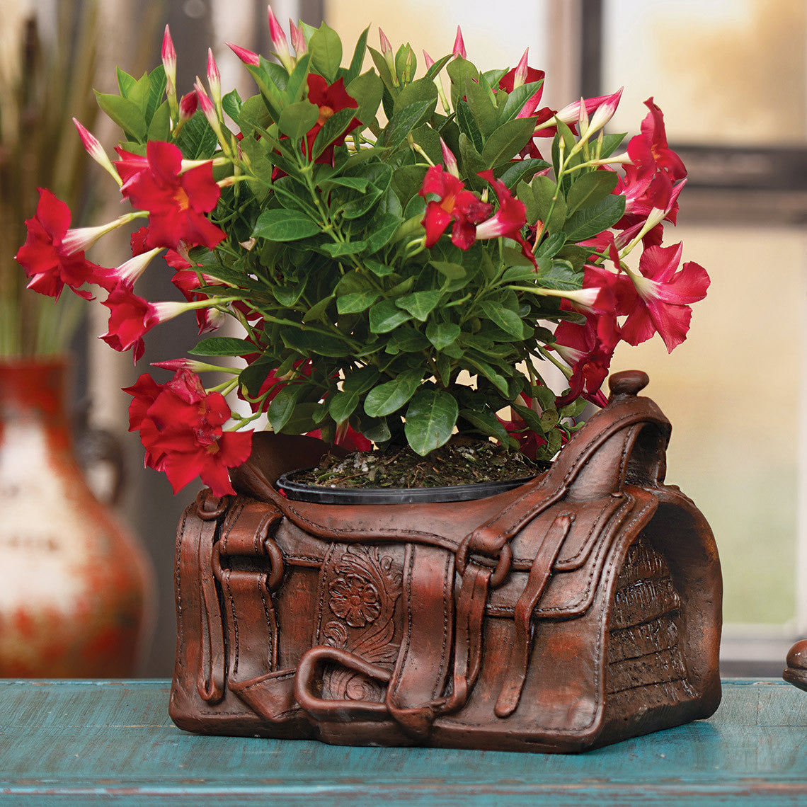 Western Ranch Saddle Planter- SALE