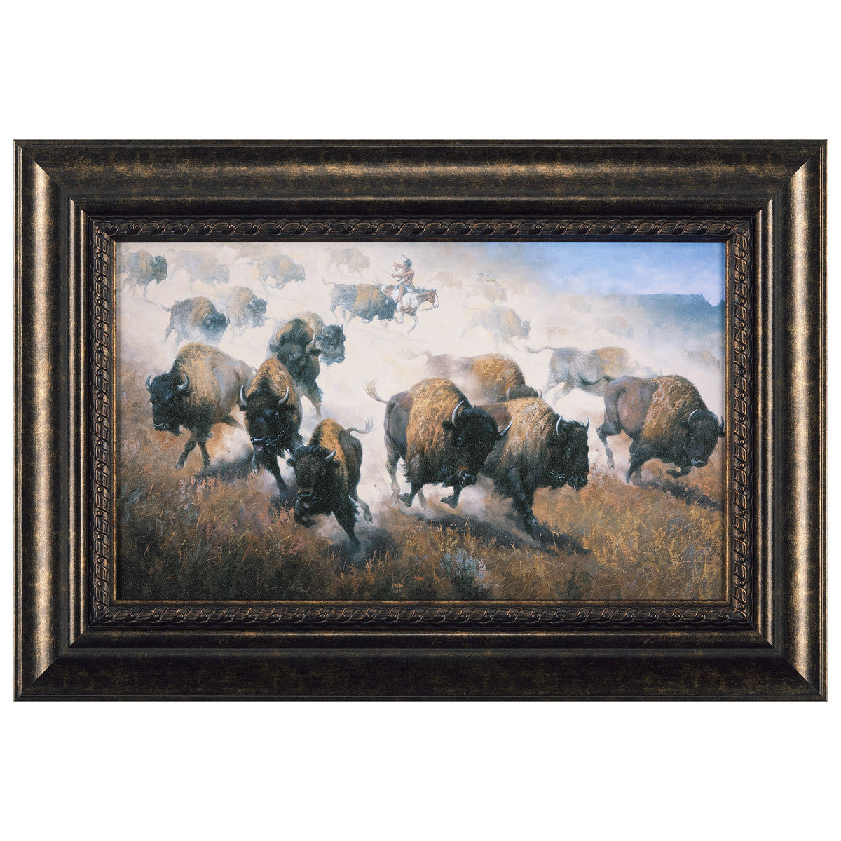 Thunder in the Dust Framed Print