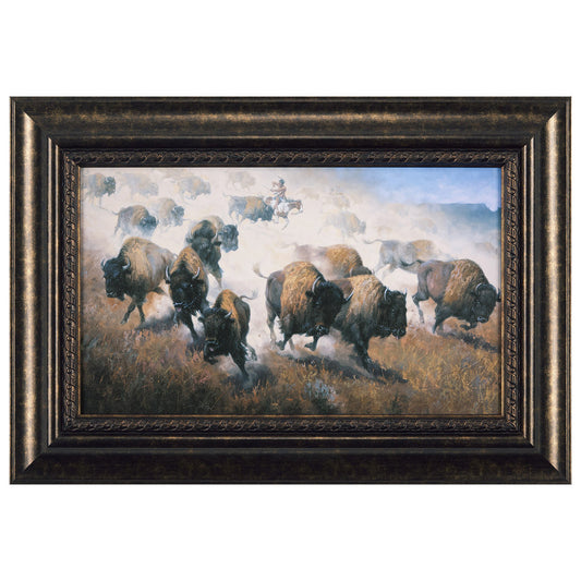 Thunder in the Dust Framed Print