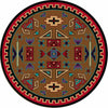 Four Rams Rug - 8 Ft. Round