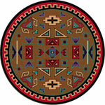 Four Rams Rug - 8 Ft. Round