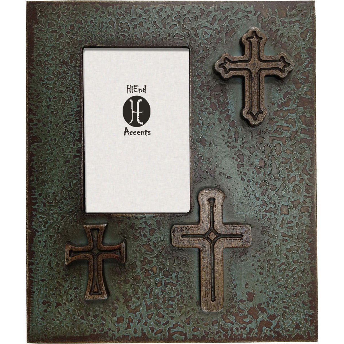 Tres Cruces 4 x 6 Photo Frame - Turquoise