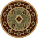 Whiskey River Sage Rug - 8 Ft. Round