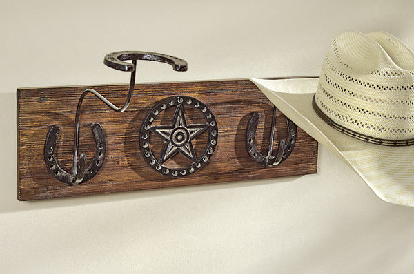Western Star Cowboy Hat Rack