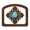 Turquoise Diamond Letter Holder