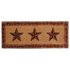 Chocolate Scrolls & Stars Bath Runner - OUT OF STOCK UNTIL 09/16/2026