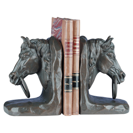 Ringed Horse Bookends