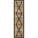 Tribal Turquoise Rug - 2 x 8