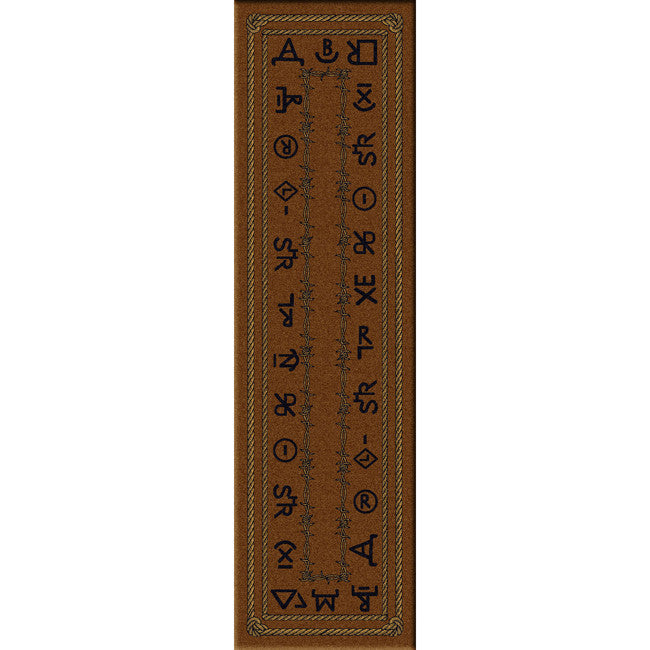 Cowboy Brands Dark Rug - 2 x 8